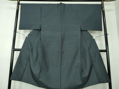 平和屋着物●男性　紬　アンサンブル　80亀甲　総詰め　正絹　逸品　DAAV6410ps