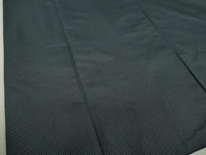 平和屋着物●男性　紬　アンサンブル　80亀甲　総詰め　正絹　逸品　DAAV6410ps