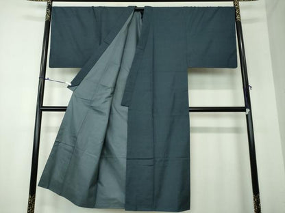 平和屋着物●男性 本場大島紬 アンサンブル 長羽織 80亀甲 総詰め 正絹 逸品 DAAV6411ps