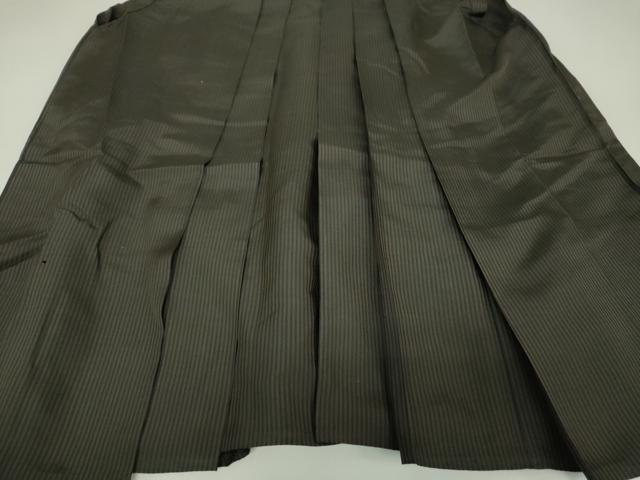 平和屋着物●男性 馬乗袴 縞 正絹 逸品 DAAV6461ps