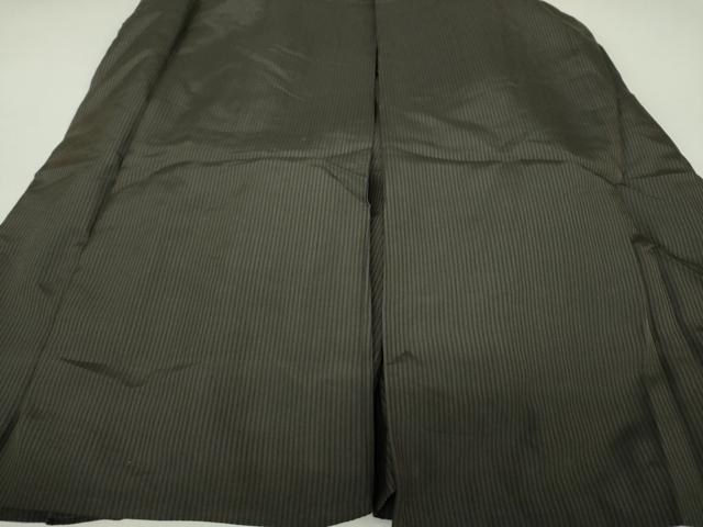 平和屋着物●男性 馬乗袴 縞 正絹 逸品 DAAV6461ps