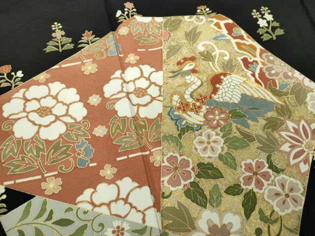 平和屋着物▽豪華黒留袖　単衣　駒刺繍　鳳凰花文　金彩　正絹　逸品　DAAQ4544psm