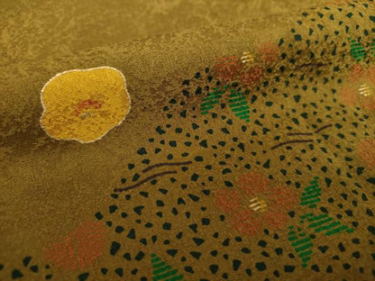 平和屋着物●訪問着 道長花文 金彩 正絹 逸品 DAAV6498ps