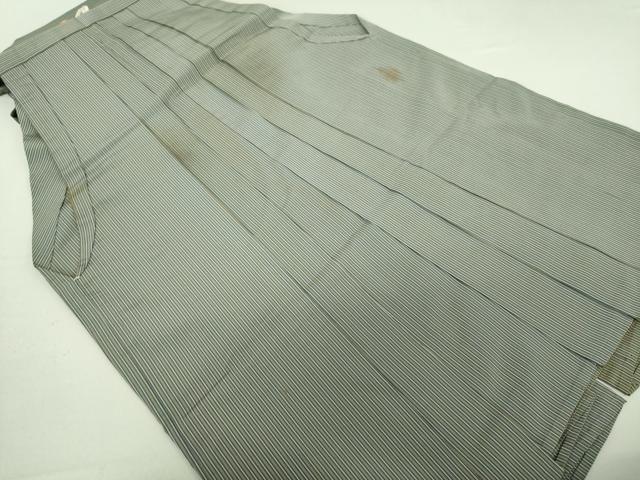 平和屋着物●男性 馬乗袴 縞 正絹 逸品 DAAV6505ps
