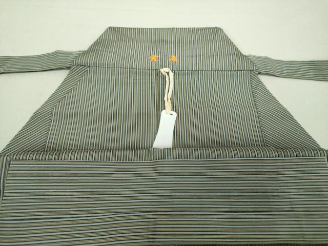 平和屋着物●男性 馬乗袴 縞 正絹 逸品 DAAV6505ps