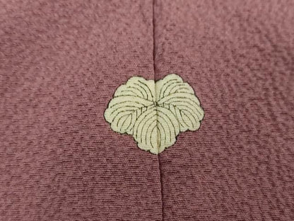 平和屋着物●上質な色無地　紅藤色　正絹　逸品　未使用　DAAV6521ps