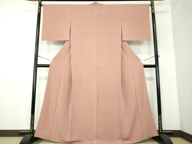 平和屋着物●上質な色無地 鴇浅葱色 正絹 逸品 DAAV6522ps