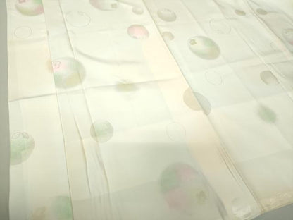 平和屋着物●上質な長襦袢　袷　成り物　暈し染め　正絹　逸品　未使用　DAAV6537ps