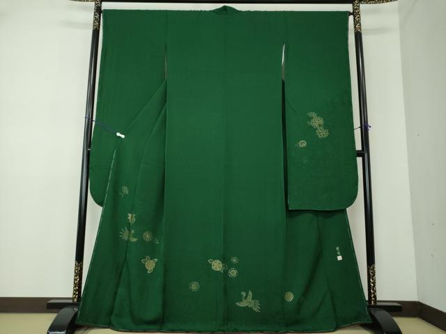 平和屋着物●世界的ファッションデザイナー　山本寛斎　kansaiブランド　振袖　寿光織　更紗鳳凰花文　金糸　正絹　逸品　DAAV6556ps
