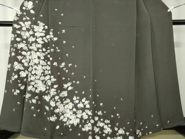 平和屋着物●訪問着　総刺繍　菊文　金糸　正絹　逸品　DAAV6560ps