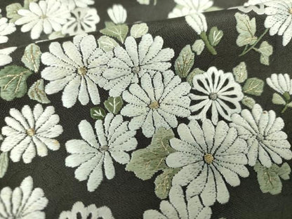 平和屋着物●訪問着　総刺繍　菊文　金糸　正絹　逸品　DAAV6560ps