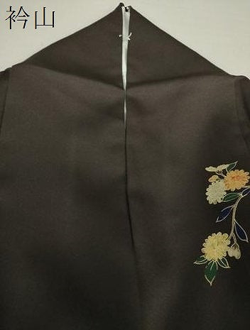 平和屋着物●訪問着　刺繍　枝花文　暈し染め　金彩　さが美扱い　正絹　逸品　DAAV6571ps