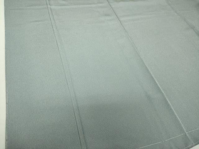 平和屋着物●江戸小紋　万筋　鉄御納戸色×灰色　ますいわ屋扱い　正絹　逸品　未使用　DAAV6579ps
