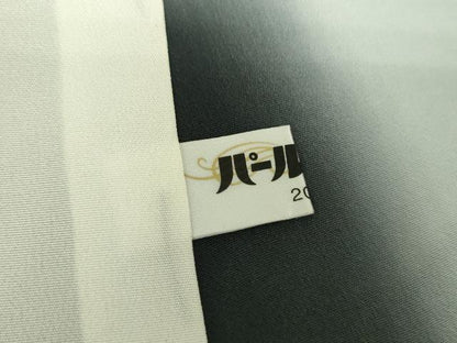 平和屋着物●訪問着　駒刺繍　宝尽くし　黒地　金彩　正絹　逸品　DAAV6685ps