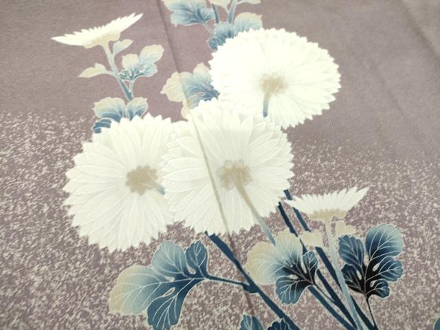 平和屋着物●訪問着 友禅 裏菊 たたき染め 鬼しぼ縮緬 正絹 逸品 DAAV6709ps