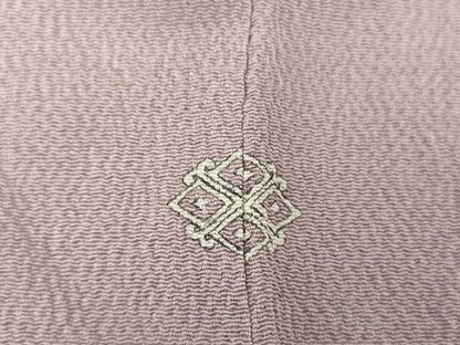 平和屋着物●訪問着 友禅 裏菊 たたき染め 鬼しぼ縮緬 正絹 逸品 DAAV6709ps