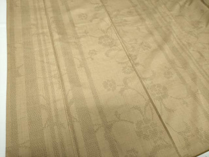 平和屋着物●本場真綿縢結城紬　80亀甲　花間道　証紙付き　正絹　逸品　DAAV6719ps
