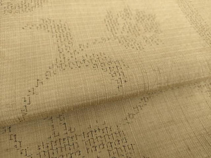 平和屋着物●本場真綿縢結城紬　80亀甲　花間道　証紙付き　正絹　逸品　DAAV6719ps