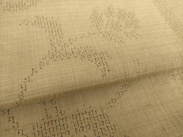 平和屋着物●本場真綿縢結城紬　80亀甲　花間道　証紙付き　正絹　逸品　DAAV6719ps