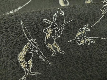 平和屋着物●つけ帯　鳥獣戯画　正絹　逸品　未使用　DAAV6721ps