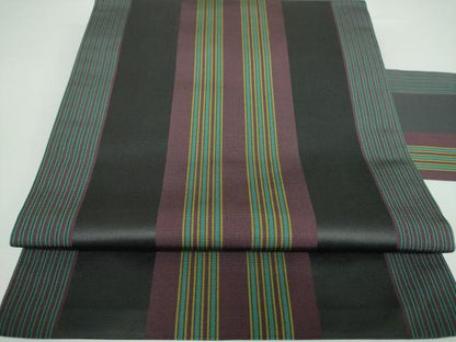 平和屋着物●全通柄九寸名古屋帯 間道 正絹 逸品 DAAV6820ps