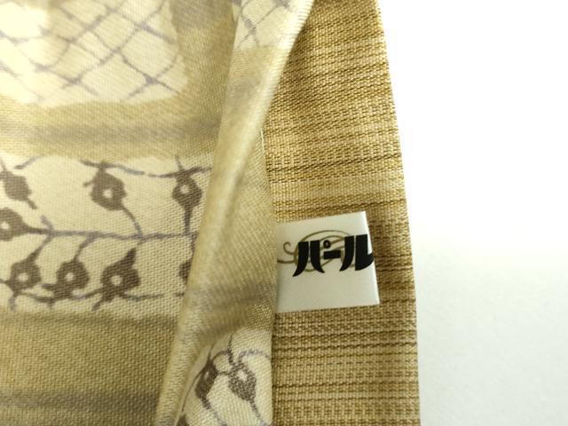 平和屋着物●両面 全通柄袋帯 色紙花文 正絹 逸品 DAAV6967ps