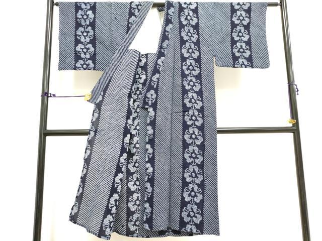 平和屋着物∴夏物 男性 浴衣 有松鳴海絞り 花間道 綿 逸品 DAAV7276cd