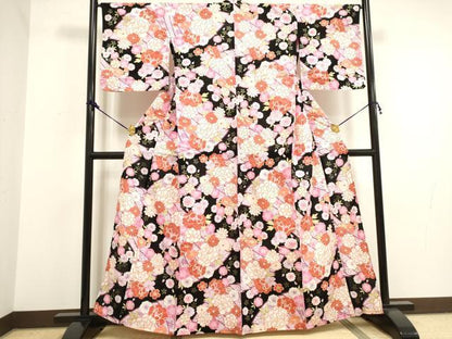 平和屋着物∴夏物 浴衣 花尽くし 綿 逸品 DAAV7290cd