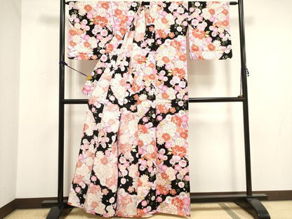 平和屋着物∴夏物 浴衣 花尽くし 綿 逸品 DAAV7290cd