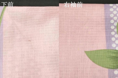 平和屋着物∴夏物 浴衣 綿紅梅 枝花文 綿 逸品 DAAQ4547mcd