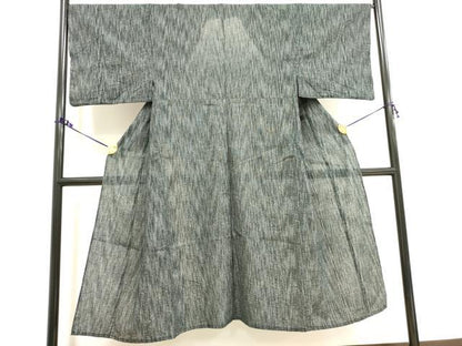 平和屋着物∴夏物 男性 小紋・浴衣兼用 霞文 綿麻 逸品 DAAV7294cd