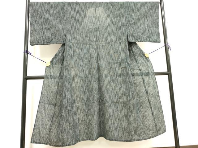 平和屋着物∴夏物 男性 小紋・浴衣兼用 霞文 綿麻 逸品 DAAV7294cd