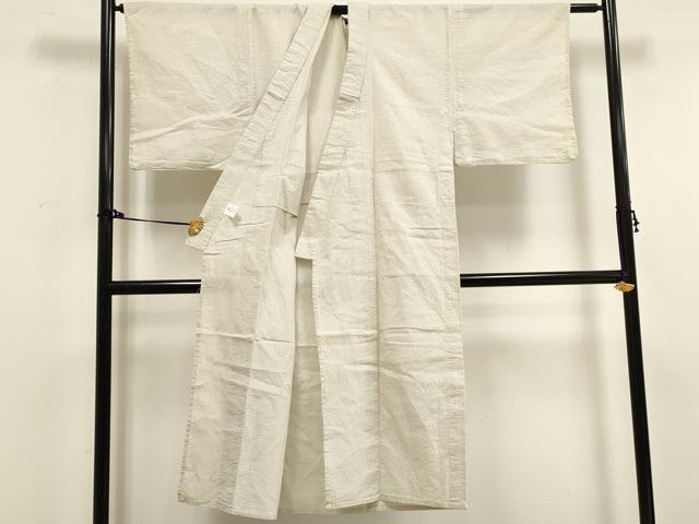 平和屋着物∴夏物 男性 阿波しじら織 浴衣 薄卵色 浴衣 綿 逸品 DAAV7295cd