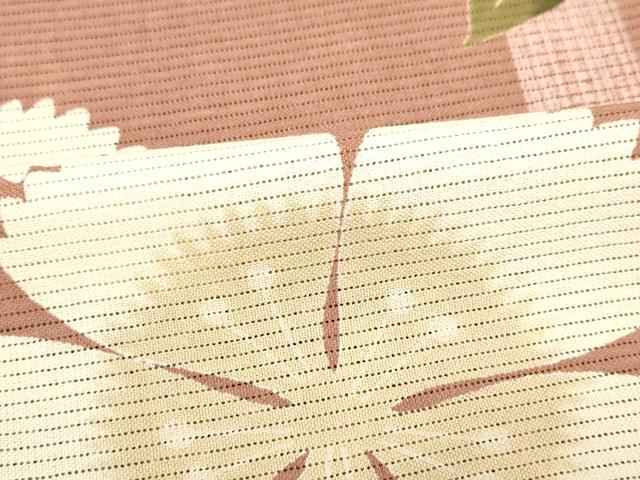 平和屋着物∴夏物 浴衣 綿絽 夢工房 花散らし 綿 逸品 DAAV7301cd