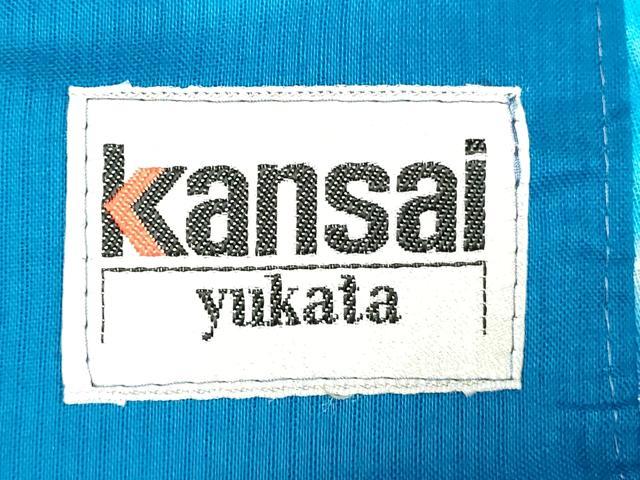 平和屋着物∴夏物 世界的ファッションデザイナー 山本寛斎 kansaiブランド 浴衣 舞花文 桜 綿 逸品 未使用 DAAV7304cd
