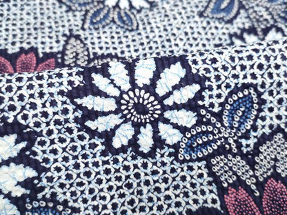 平和屋着物∴夏物 浴衣 花尽くし 綿 逸品 DAAV7309cd