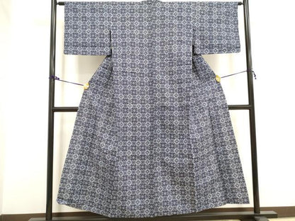平和屋着物∴夏物　浴衣　花菱文　逸品　DAAV7310cd