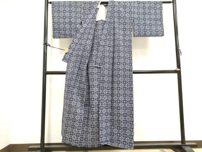 平和屋着物∴夏物　浴衣　花菱文　逸品　DAAV7310cd