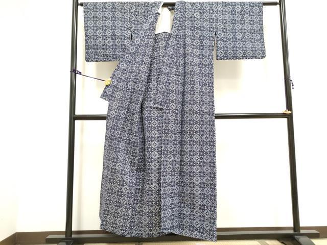 平和屋着物∴夏物　浴衣　花菱文　逸品　DAAV7310cd