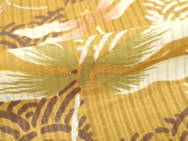 平和屋着物∴夏物 浴衣 トンボ 綿 逸品 DAAV7317cd