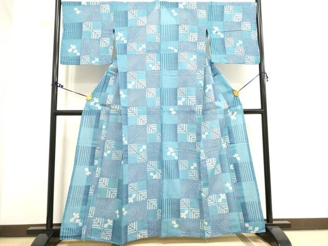 平和屋着物∴夏物 浴衣 綿紅梅 金魚 綿 逸品 DAAV7319cd