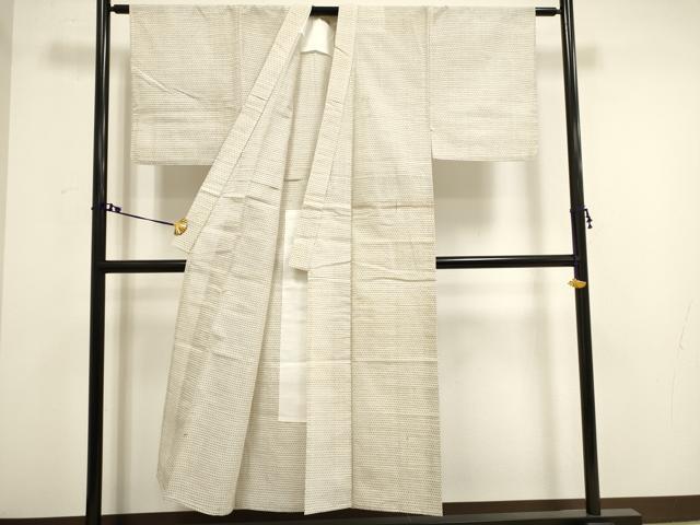 平和屋着物∴夏物　男性　浴衣　有松鳴海絞り　綿麻　逸品　未使用　DAAV7338cd