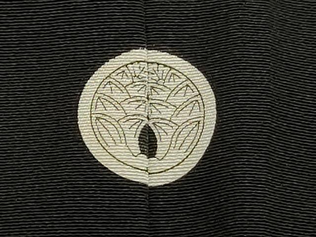 平和屋着物■豪華黒留袖 作家物 駒刺繍 束ね熨斗花文 金彩 正絹 逸品 DAAV7419cd