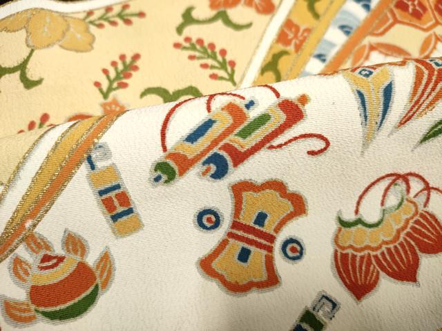 平和屋着物■豪華黒留袖 駒刺繍 飛鶴吉祥花文箱文 正絹 逸品 DAAV7458cd