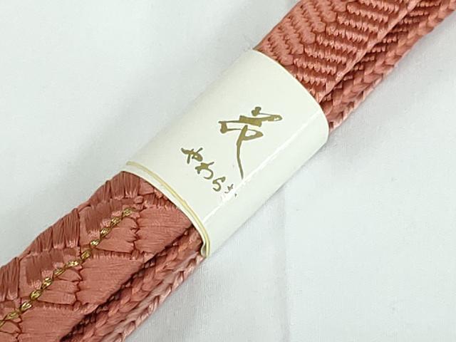 平和屋着物●和装小物 帯締め・帯揚げセット・木箱入り 舞花文 金彩 逸品 未使用 DAAV8017by