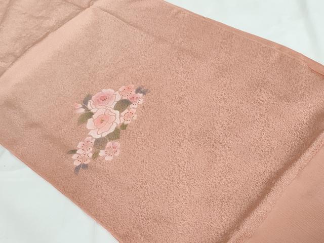 平和屋着物●和装小物 帯締め・帯揚げセット・木箱入り 舞花文 金彩 逸品 未使用 DAAV8017by
