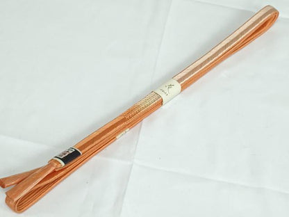 平和屋着物●和装小物 帯締め・帯揚げセット・箱入り 枝桜 暈し染め 金彩 逸品 未使用 DAAV8021by