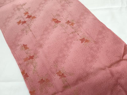 平和屋着物●和装小物 帯締め・帯揚げセット・箱入り 舞花文 暈し染め 金彩 逸品 未使用 DAAV8023by