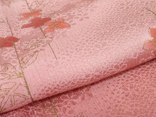 平和屋着物●和装小物 帯締め・帯揚げセット・箱入り 舞花文 暈し染め 金彩 逸品 未使用 DAAV8023by