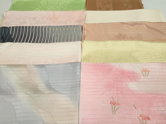 平和屋着物＊夏物 和装小物 帯揚げ10枚 正絹 逸品 DAAV8126by